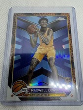 2023-24 Topps Chrome Basketball Orange Basketball Refractor Maxwell Lewis RC