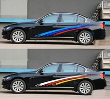 Graphics Tricolor Car Stickers For Bmw 3 Series Two Sides Racing Stripe Decals Graphics Tricolor Car Stickers For Bmw 3 Series Two Sides Racing Stripe Decals