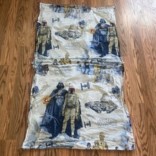 Pair Pottery Barn Kids Star Wars Empire Strikes Back Pillow Shams