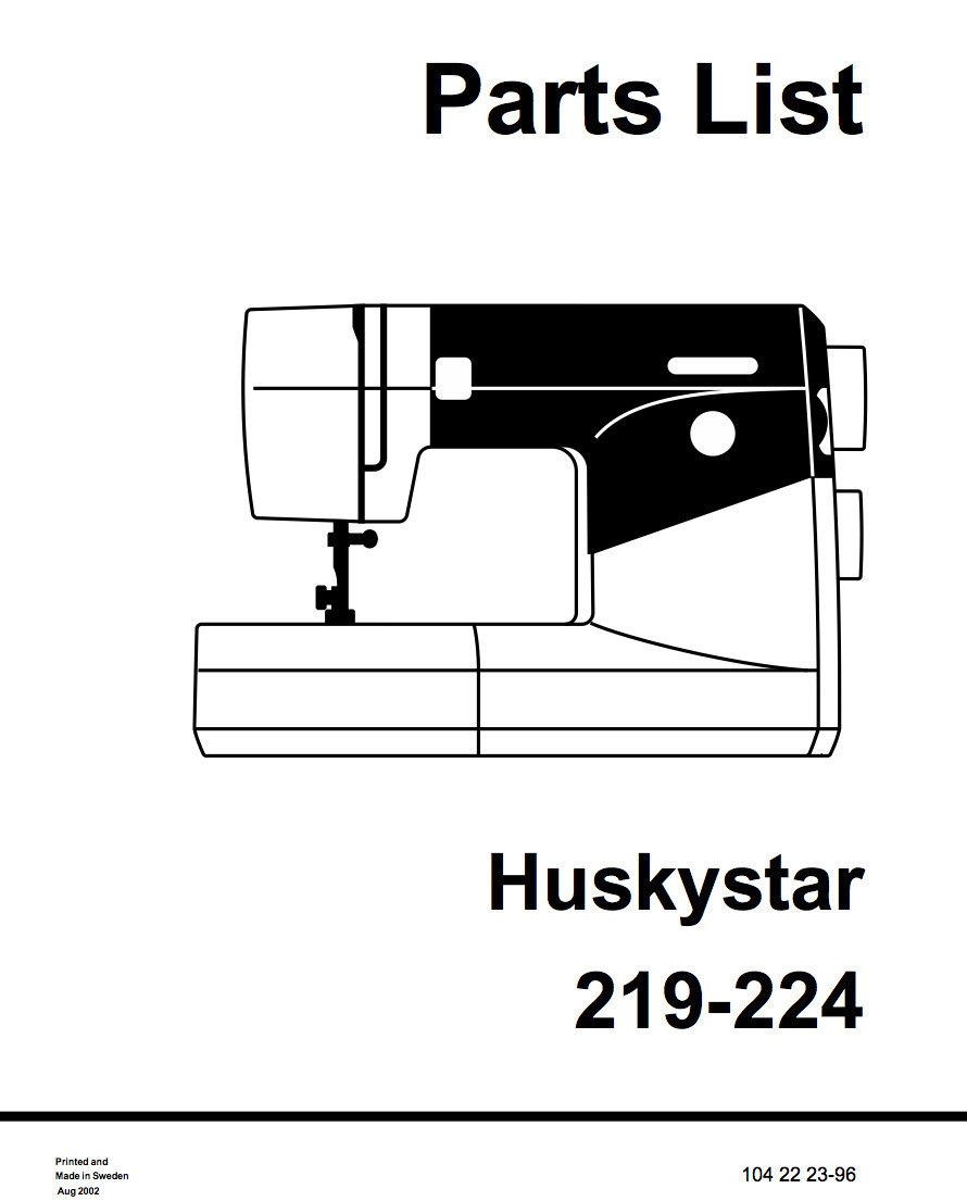 CD * Viking HUSKYSTAR 219 224 Service manual & Parts / Schematics