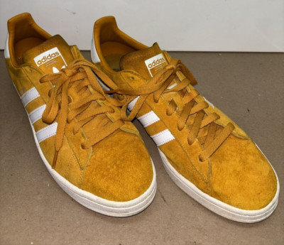 ADIDAS CAMPUS Tactile Yellow Suede Sneakers Mens 11 Shoes