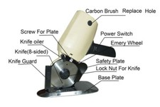 PreAsion Electric Cloth Cutter Rotary Fabric Cutter Cloth Cutter Cutting Machine