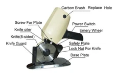 PreAsion Electric Cloth Cutter Rotary Fabric Cutter Cloth Cutter Cutting Machine