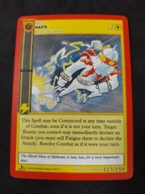 METAZOO 1ST. EDITION HASTE 113/159 CRYPTID NATION NEAR MINT
