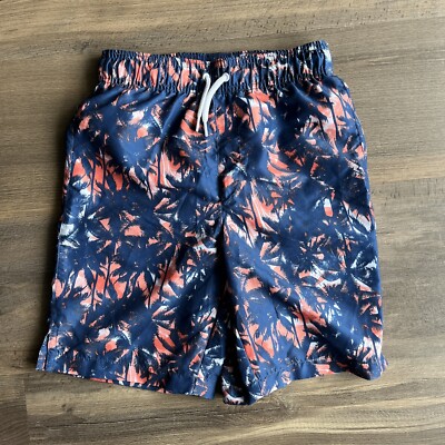 Sport Place Boys Swimming Trunks New With Tags UPF 50+ Large (10-12) Palm Trees