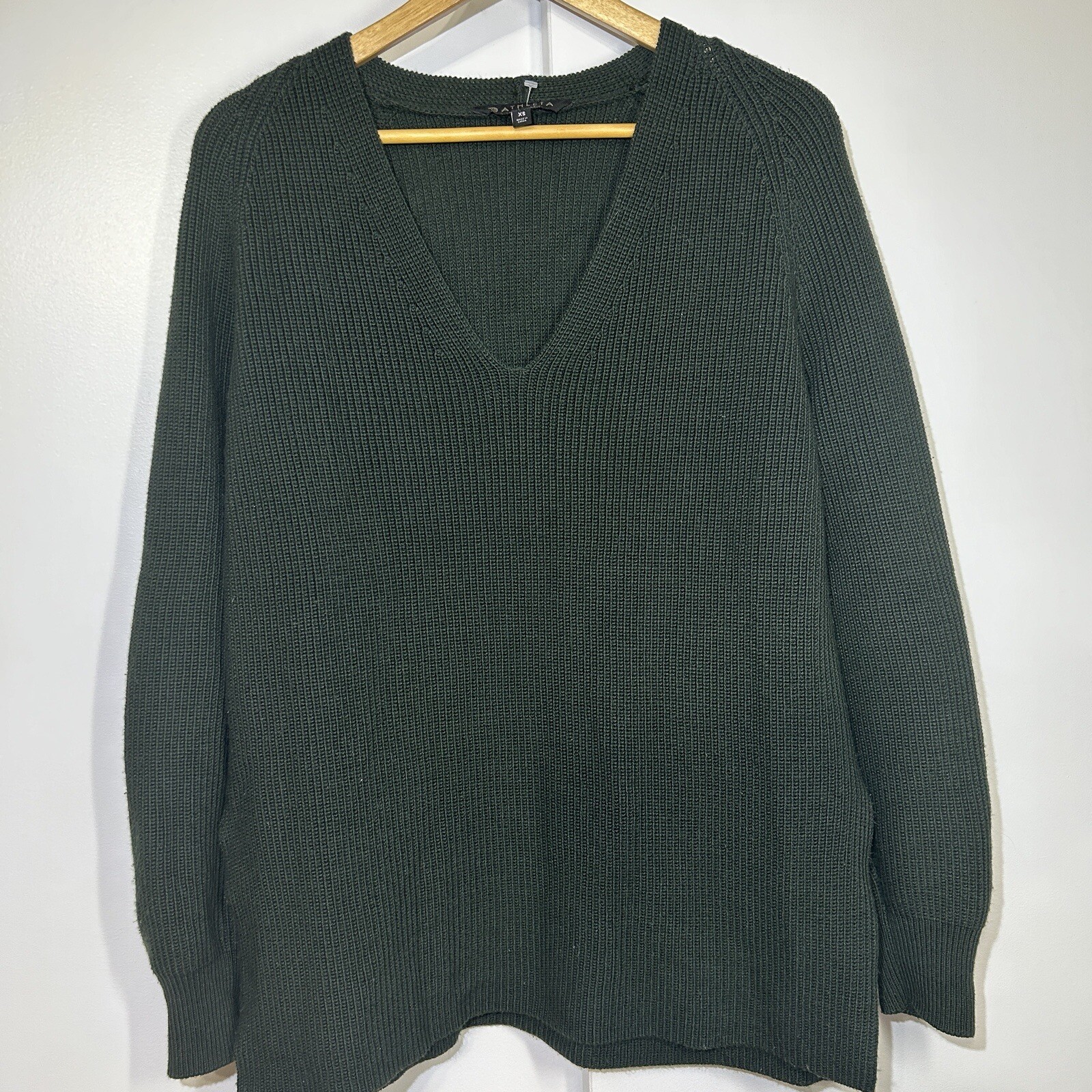 Athleta Switchback Pullover Knit Sweater Forest G… - image 6