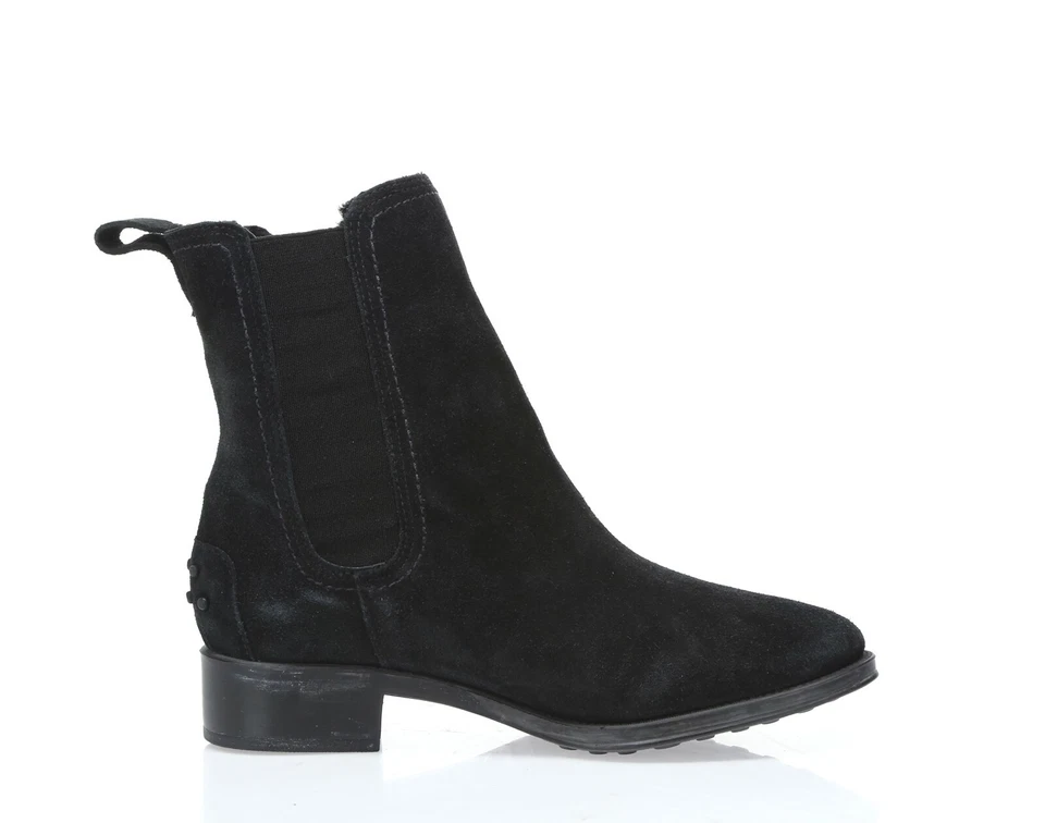 Mujer Andre Assous Odalys Negro Gamuza Pull On Botas Cortas Talla. 38 M Foto 3 de 4