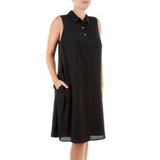 NEW ANNE KLEIN BLACK A LINE  CAREER DRESS SIZE 0 X  WOMEN PLUS $129