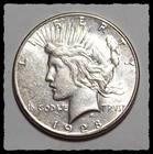 1928-S  PEACE DOLLAR  Lustrous Nice AU #9C84