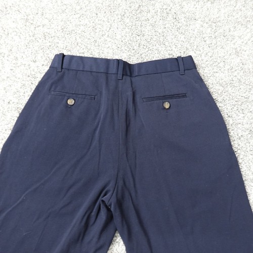 Tommy Hilfiger Pants Boys 20 Blue Chino Trouser Wool Blend Dress Slacks 30X31 - Picture 9 of 10