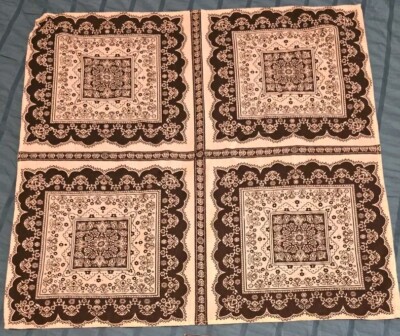 Floral Tablecloth and 8 Pc Napkins Set, Unbranded