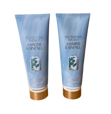Victoria s Secret Ltd. Edition Jasmine Rainfall (Pear) Body Lotion 8oz x2