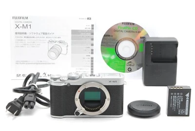 VENTE [TOP MINT] Appareil Photo Numérique Fujifilm X-M1 16.3MP Boîtier Argent... - Photo 1/4