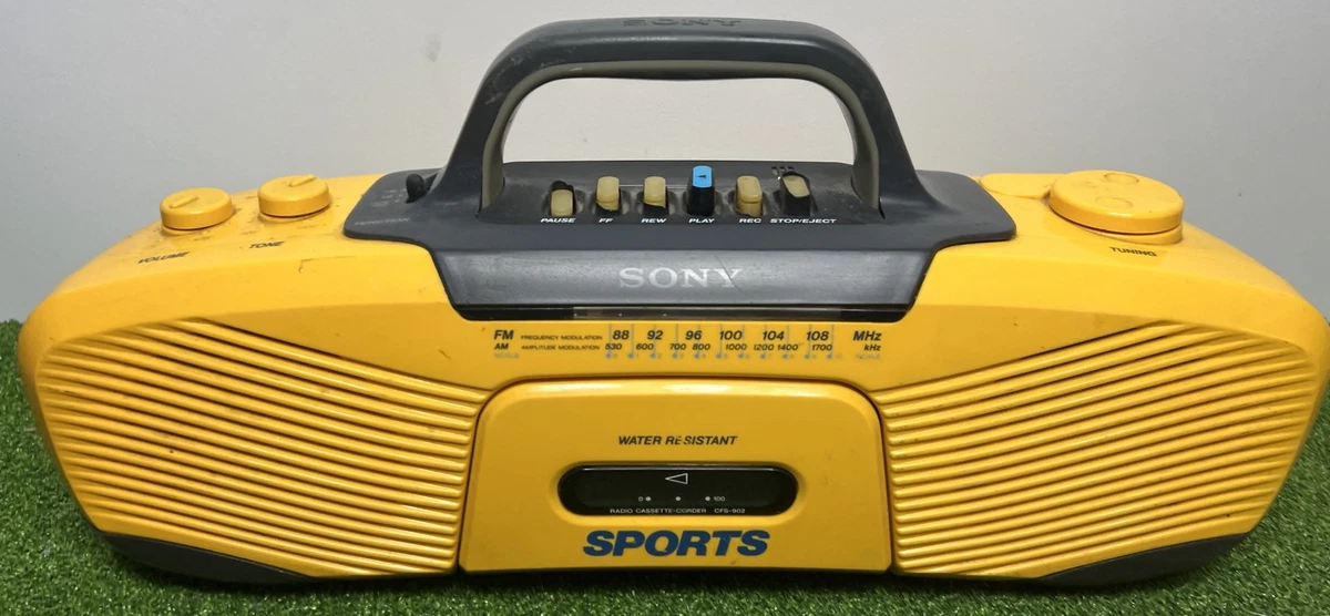 Sony Yellow Portable Stereos & Boomboxes with Headphone Jack for