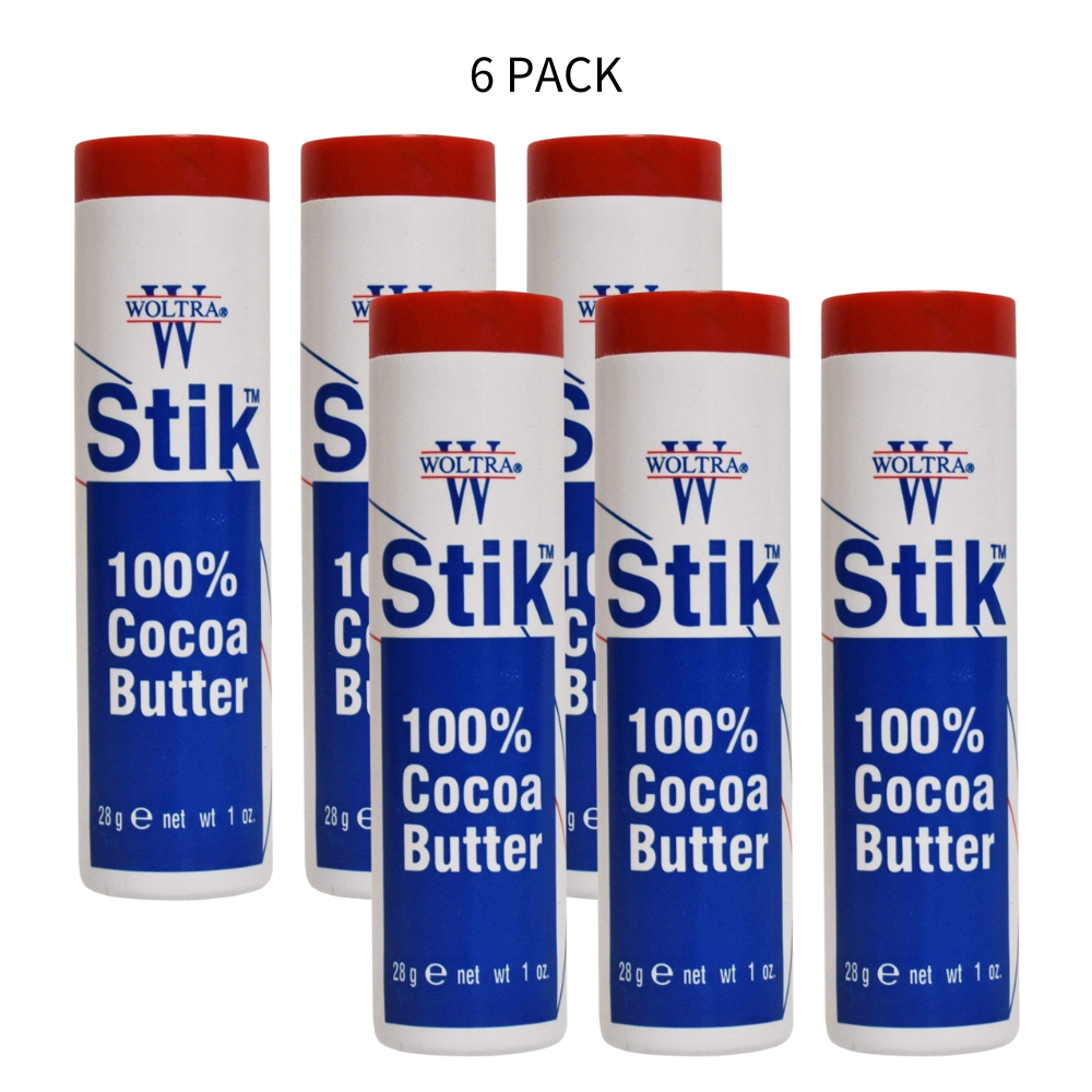6 PACK Woltra 100% Cocoa Butter 1 oz