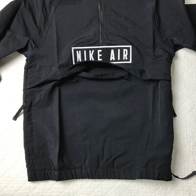 Nike Air Anorak Woven Pullover jacket Men's SZ XS Black