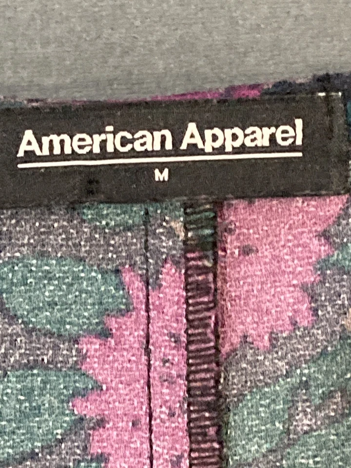 American Apparel Novedad Boho Hippie Estampado Floral Vestido Talla Mediana Foto 3 de 3