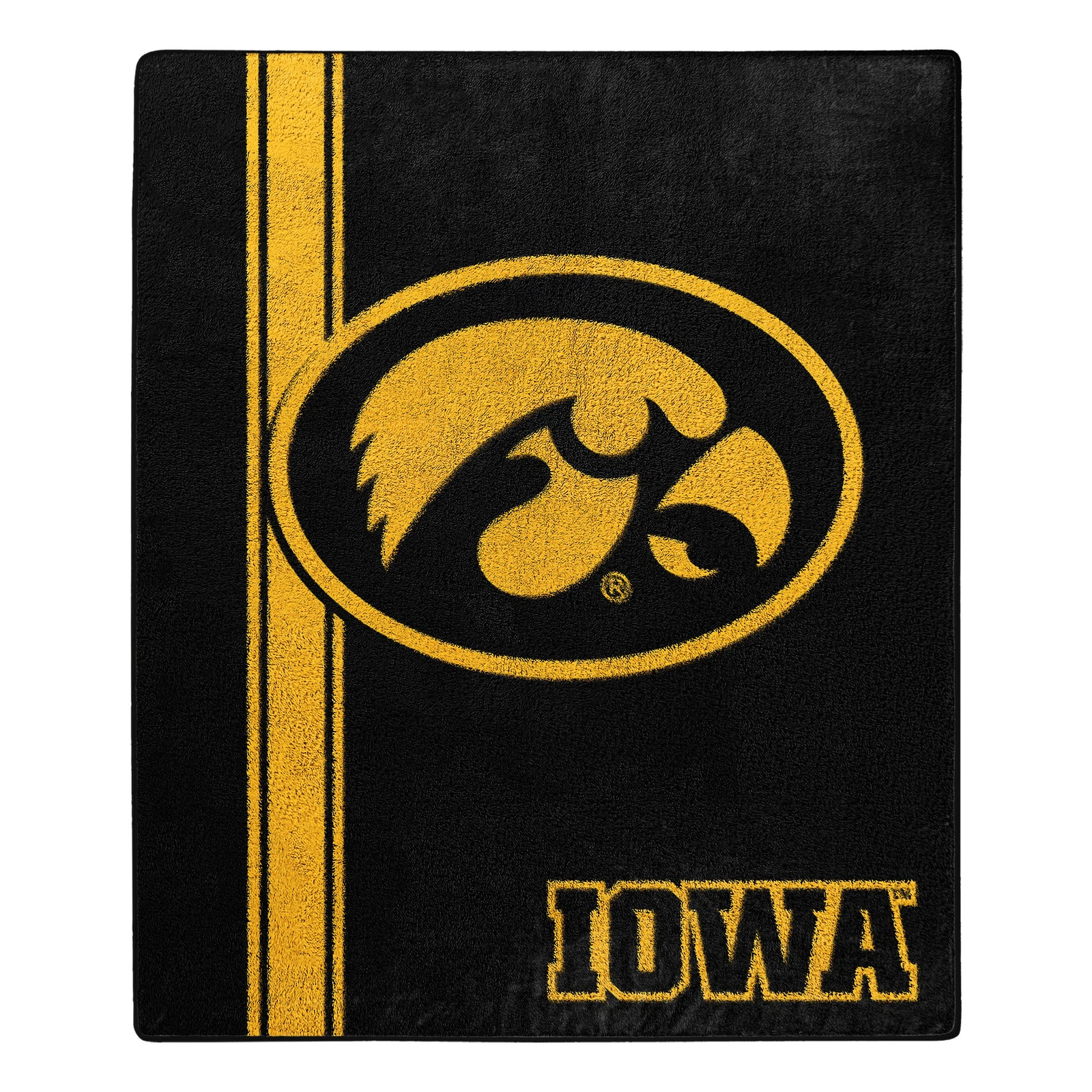 Iowa Hawkeyes Throw Blanket, Gift For Fan, Christmas Gift