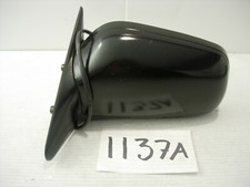 1989 - 1990 Nissan Maxima DRIVER side Mirror Used Power Black Color #1137-A