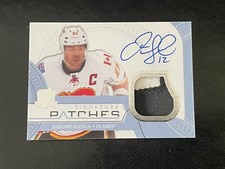 2011-12 The Cup Jarome Iginla Game Used Patch Auto Autograph On Card RARE HOF