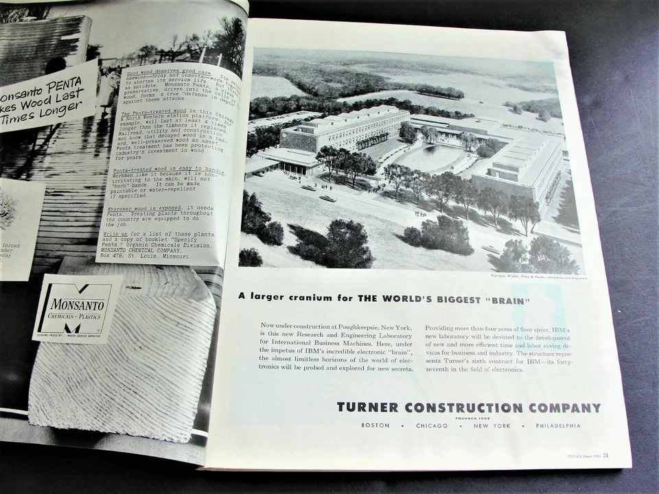 Fortune Magazine March 1954-Great Photos, Illustrations, Articles and Ads. Foto 3 de 4