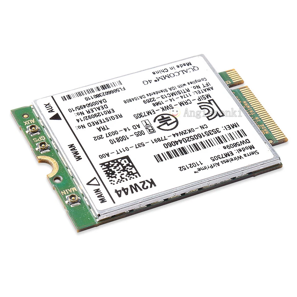 Dell DW5809e K2W44 Sierra Wireless Airprime EM7305 4G LTE WWAN Card Module E7450 - Image 4 of 4