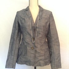 Old Navy Lightweight Blazer Blended Gray Size S Women's Jackets