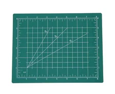 New! Small Crafting 8 inches X 6 inches Small Paper Fabric Cutting Mat