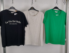 TU Women's 3xBundle Maternity TopsT-Shirts Size 12 Green Black Ivory New F2
