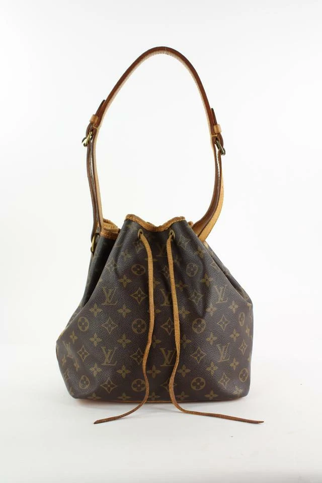 Louis Vuitton Monogram Petit Noe Drawstring Bucket Hobo Bag