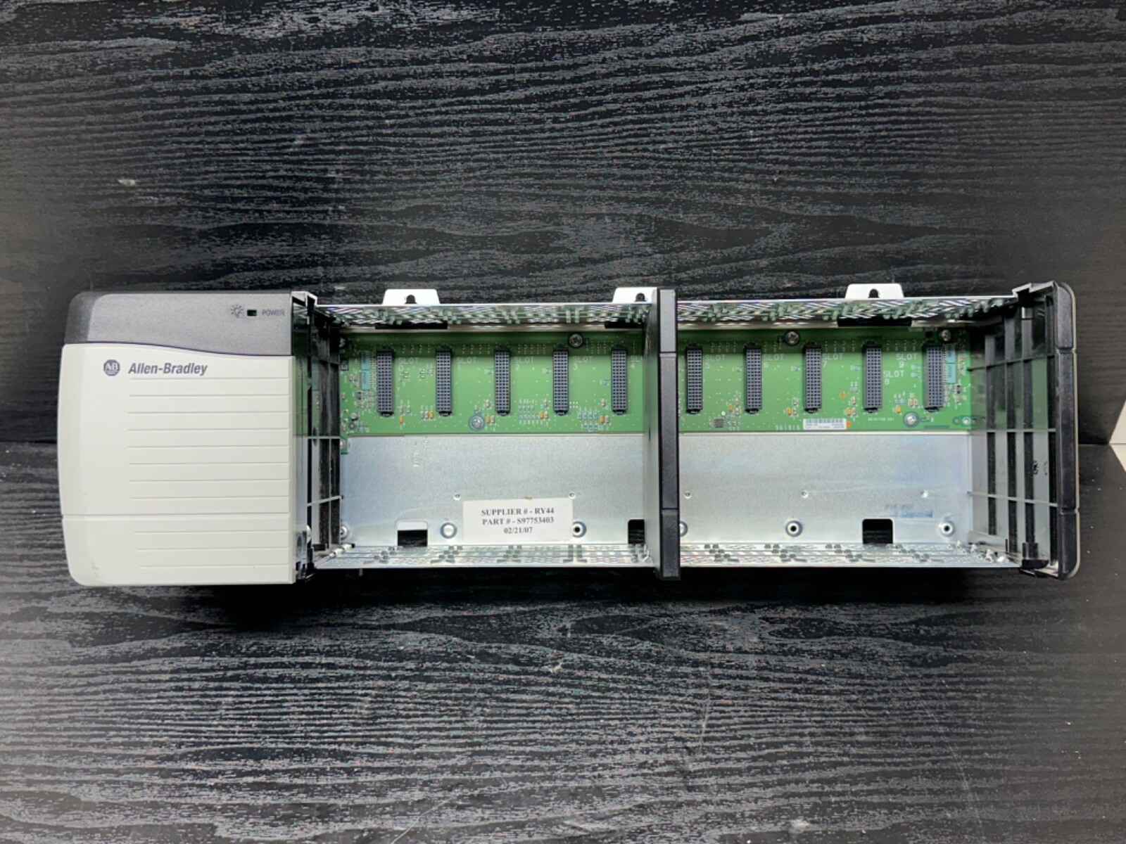Allen Bradley 1756-PA72 C 1756-A10 B ControlLogix 10 Slot Rack Power Supply PLC