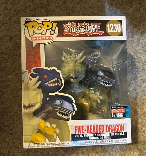 FUNKO POP! ANIMATION YU-GI-OH! FIVE-HEADED DRAGON 2022 FALL CON EXCL LE #1230