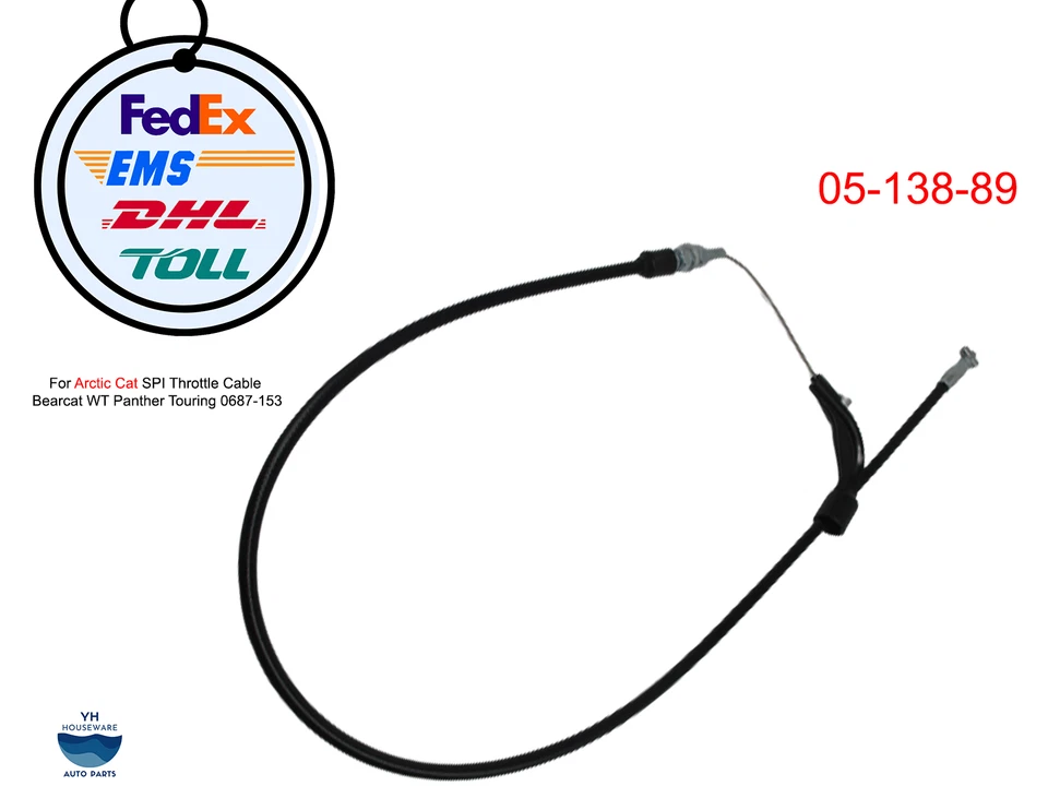 05-138-89 Para Arctic Cat SPI Cable de acelerador Bearcat WT Panther Touring 0687-153 Foto 2 de 4