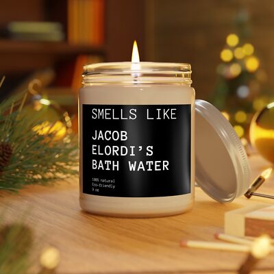 Jacob Elordi s bath water Candle Gift for Friend Boyfriend Girlfriend Sister 9oz