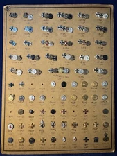 Original WWI German Combat and Service Awards Sample Board