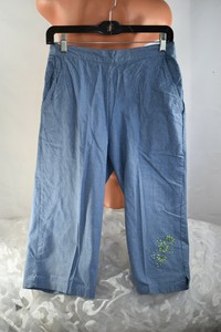 studded kenneth capri elastic pockets waist petite denim pants band too