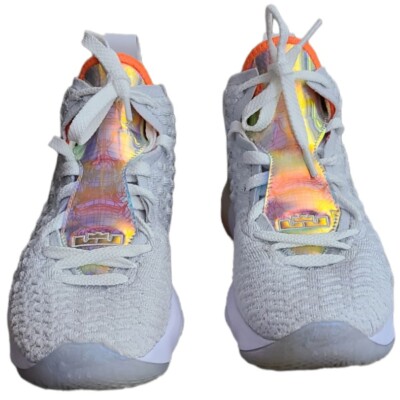 Nike Lebron XVII 17 Future Air LMTD White Orange CT3843-100 Mens