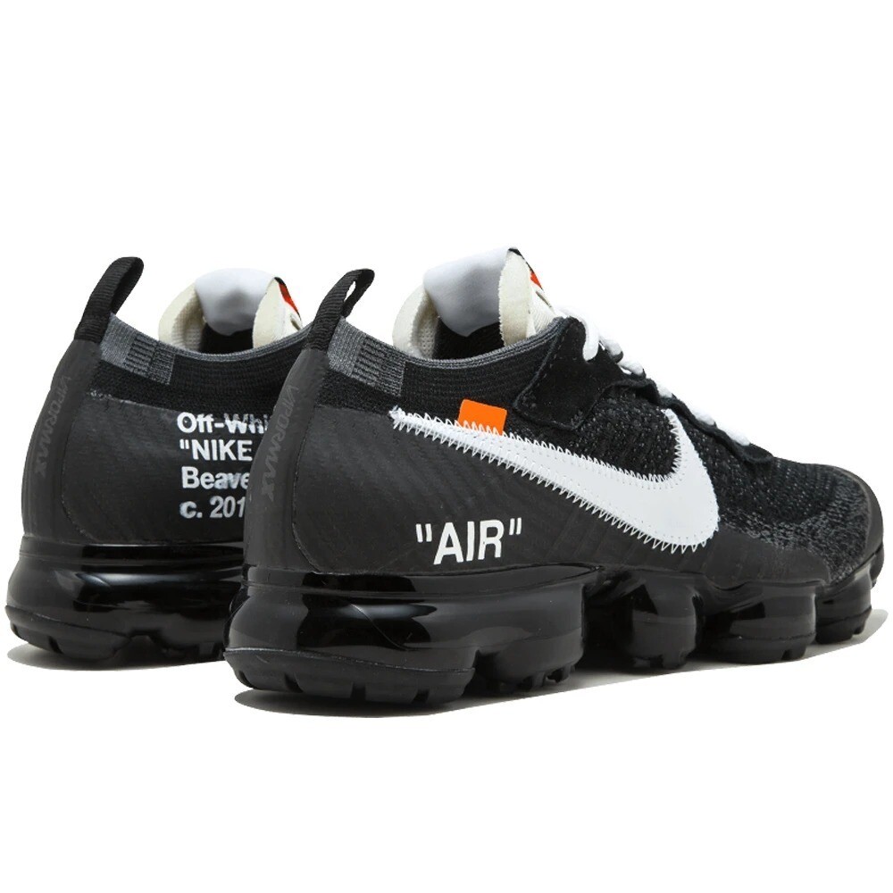 Off-White × Nike Air Vapormax The Ten Black AA3831-001 Men's Off-White × Nike Air Vapormax The Ten Black AA3831-001 Men's