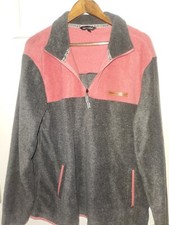Women  s Simply Southern Fleece Pullover Gray/Burgundy SIZE XXL