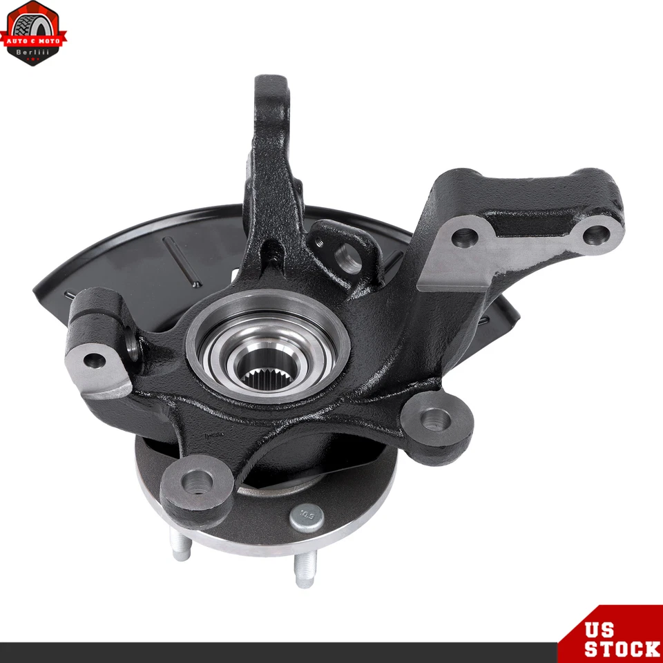 Conjunto de nudillos con cojinete de cubo de rueda delantera 2 unidades para Ford Escape Mazda Tribute 3,0 L Foto 4 de 4