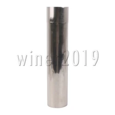 Stainless Steel Mandrel Exhaust Straight Pipe Tube 2.76inch x 12.8inch Silver