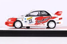 Fine 1:64 White #22 GC8 WRC Rally Sports Diecast Metal Car