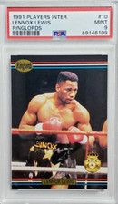 1991 Ringlords #10 Lennox Lewis Rookie Card RC PSA 9 Mint Boxing HOF