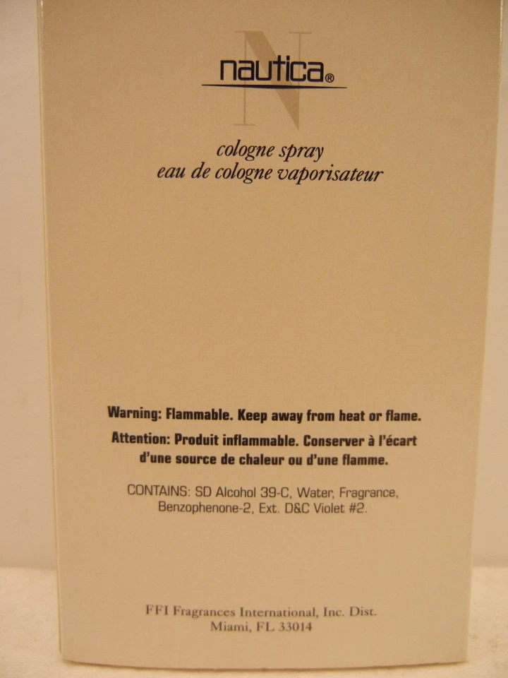 AEROSOL DE COLONIA NÁUTICA PARA HOMBRES 1,7 FL OZ 50 ML DE MIAMI Foto 2 de 4