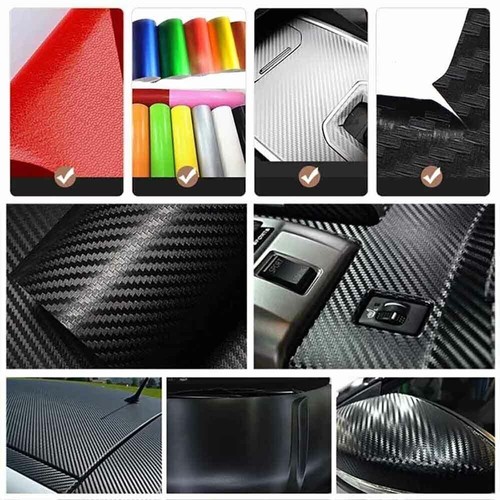 3D Carbon Fiber Sticker For BMW E60 04-10 Interior Center Console Molding Decals - Picture 11 of 13