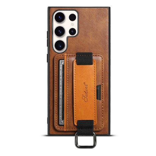 For Samsung Galaxy A14 A54 S24 S23 Leather Wristband Stand Card Slot Phone Case - Zdjęcie 30 z 32