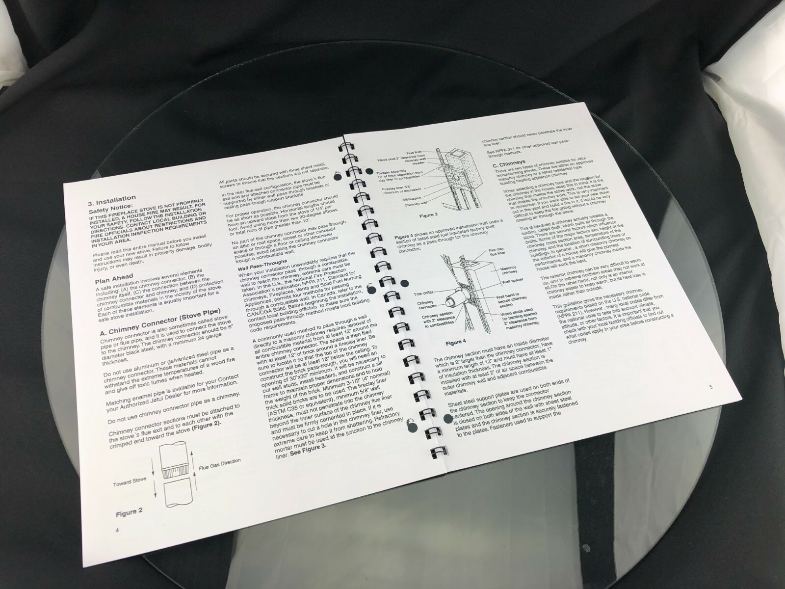 Jotul Series 8 Wood Stove Owners Manual Maintenance Instructions User Guide