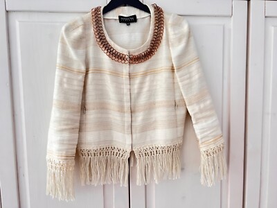 Patrizia Pepe Jacke Blazer Coachella 36 it 42 Seide Zara Mango miu noa Blogger