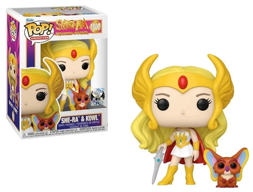 SHE-RA PRINCESS OF POWER - SHE RA & KOWL 3.75" POP TELEVISION VINYL FIGURE 1800