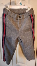 Janie and Jack toddler boy lined pants